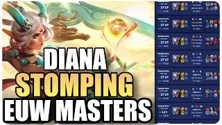 HOW TO CARRY WITH Diana Like The Rank 1Diana In EUW? Diana Guide Jungle Review | 75% win rate Diana