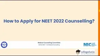 How to Apply for NEET Counselling 2022 | NEET 2022 | Application process for NEET 2022