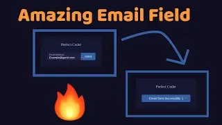 Amazing Email Field | Using HTML & CSS | By Perfect Coder