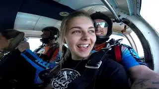 First Time Skydiving Reaction