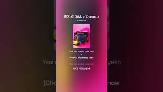 BOOM!  Stick of Dynamite/Funk/Soul/R&B/AI Music and Lyrics