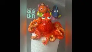Hank Finding Dory Cake Topper Tutorial