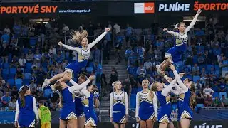 M&M Cheerleaders Bratislava - polčasové vystúpenie na Slovan Bratislava 