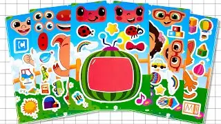 🔴 HOW TO STICKER ASMR: COCOMELON JJ's EPIC Sticker Book Makeover ASMR Adventure!