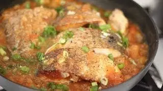 Ca Chien Sot Ca (Fried Fish with Tomato Sauce)