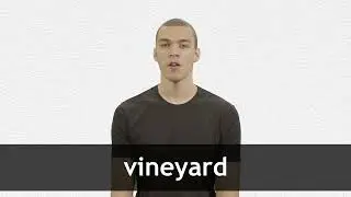 How to pronounce VINEYARD in American English