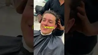 Мне сделали индийский массаж головы! 😳 #шорты