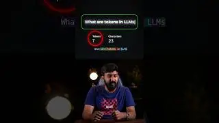 The Way ChatGPT Thinks will Shock You! What are Tokens in LLMs | AI #shorts