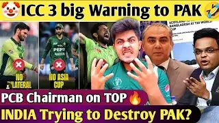 Oh No🤣ICC 3 big Warning TO PAKISTAN If Boycott the T20 World cup Jay Shah Trying to Destroy PAK🤯