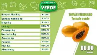 Tabela Digital para hortifr&uacute;ti Sem mensalidade e sem taxa de internet