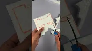 foam cutting|foam cutting letter K 🫡|What would you like to happen next? #satisfying #foamcutting