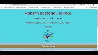 school demo project #coding #frontendwebdeveloper #trending #frontend #webdesign #programming