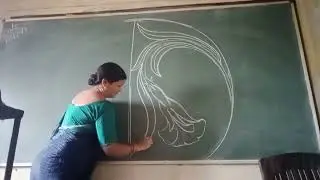 ardhavritt Mein kamal ka aalekhan banane ka Saral tarika#drawing #art