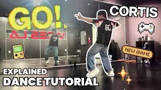 CORTIS - 'GO!' Dance Tutorial Mirrored | EXPLAINED (CHORUS) #kpoptutorial