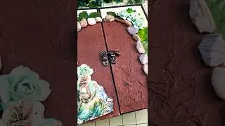 Puerta de hadas #bricolaje #tutorial #arte #scrapbooking #m&uacute;sica