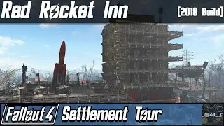 Fallout 4 (ПК) | Гостиница &laquo;Красная ракета&raquo; (Полный тур по поселению) [Сборка 2018]