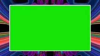 COLORFUL PICTURE FRAME GREEN SCREEN EFFECT 1072