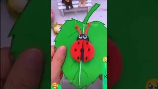 DIY paper ladybug 🐞 /paper ladybug  craft #diy