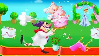 Clumsy Chef Wedding Cake - TabTale Games - Baby Games Videos