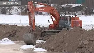 Дамба в Улан-Удэ