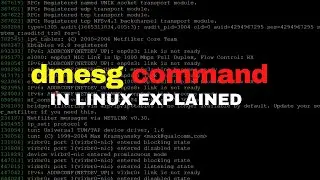 how to use dmesg command in linux |advanced  server troubleshooting tip | dmesg explained | linuxtak