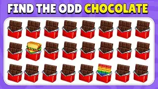 Find the ODD One Out - Fast Food Edition 🍔🥐🍩 | 40 Levels | Easy, Medium, Hard | Quiz Bunny
