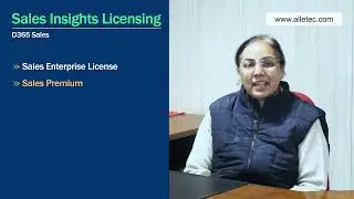 D365 Sales Insights Licensing Details (Microsoft Dynamics Sales)