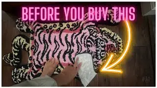 Cute & Comfy Pink Tiger Bath Mat &ndash; Soft, Stylish, & Non-Slip!