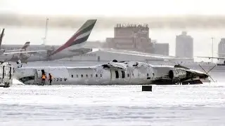 Full, raw ATC audio of the Delta crash at Toronto Pearson Airport.