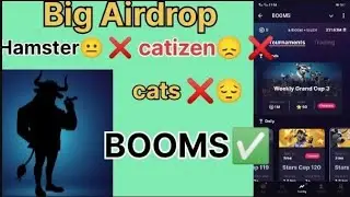 Booms airdrop confirm 😃 || big Airdrop boom ||boom coin price ||withdrawal booms token |