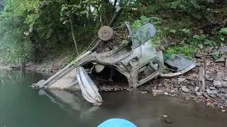 I Found a Wrecked Vehicle While Kayaking The Tug Fork River