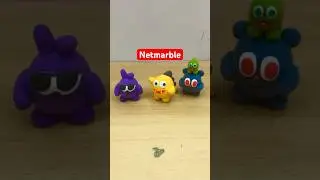 Netmarble logo characters made with clay😍😍#tori #keke #leon #bob #shorts #clayart #cartoon #short