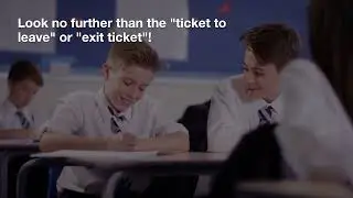 Sample Exit Card Questions to Wrap up your class effectively