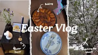 EASTER IN LONDON | Spring shopping, Easter DIYs, Bake with me & Stroll in the park