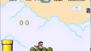 Super Mario World - World 4 - Cheese Brigde Area - Out 1