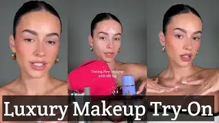 Testing $$$ New Makeup Launches | Tatcha, Rhode, Laura Mercier, One/Size, Natasha Denona & More!