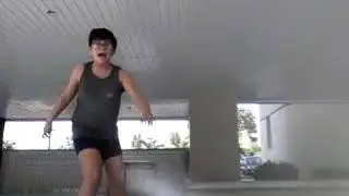 Ensinando a andar de patins retro parte 1