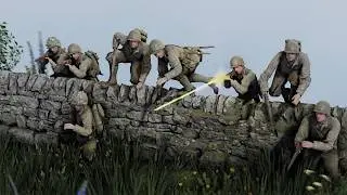US Troops Call in Close Air Support | Tilt Shift