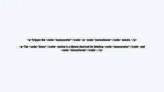 Can't trigger 'hover' event with jquery