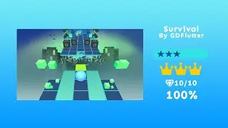 (Rolling Sky Remake 0.64b) Level 91 - Survival