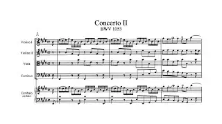J. S. Bach - Harpsichord Concerto No. 2 in E major, BWV 1053 (Corti)