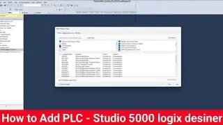 How create a first Project  Studio 5000 Logix designer || Controller Configuration Tutorial