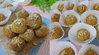 KUNAFA BALLS recipe | Easy Arabic dessert | kunafa at home in air fryer