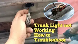 Trunk Light not Working How to troubleshoot | Toyota Corolla