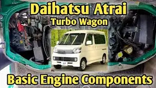 Daihatsu Atrai 660cc Turbo Wagon | Multicab Minivan | Engine Components | Tagalog Review #daihatsu