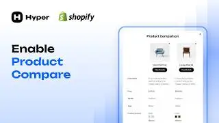 Let Customers Compare Products on Shopify | Hyper Theme Tutorial
