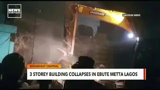 3 Storey Building Collapses In Ebute Metta Lagos