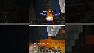 Lava, Wasser, Stein, tot - So geht Minecraft #shorts #lava #fun #lustig