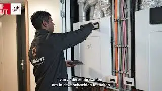 Compacte en stille DOMEO wtw-units in 350 appartementen Universiteit Wageningen
