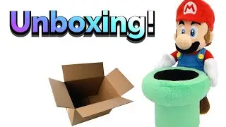MARIO HOLDING PIPE PLUSH UNBOXING & REVIEW!!!